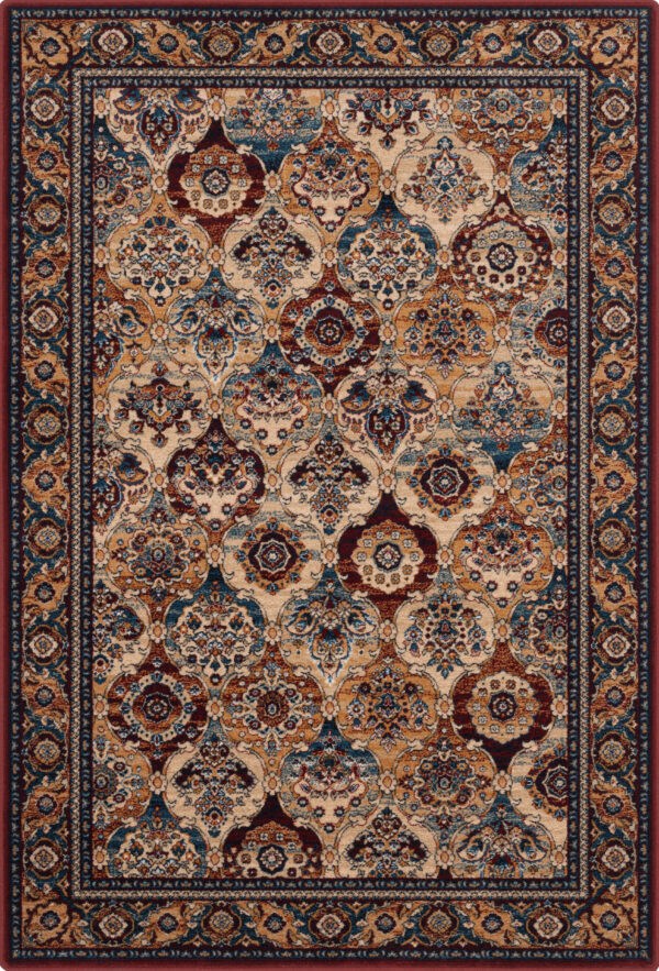 Isfahan Forenza Red Gyapjú Szőnyeg - Image 3